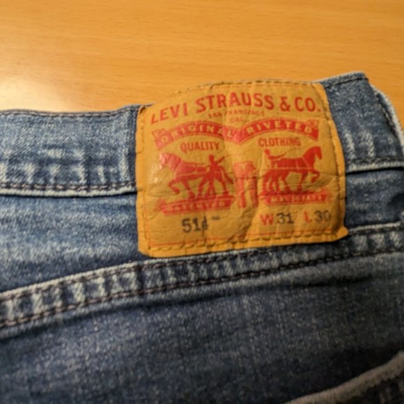 EUC Size 31/31 Levi 514 jeans - superb pre-owned condition! Unisex! - Picture 4 of 7